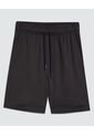 Bermuda Para Hombre Deportiva Medio Color Negro Marca Ostu #60100412 de Ostu