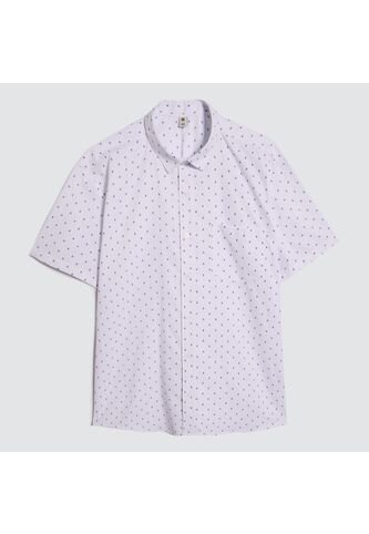 Camisa Para Hombre Manga Corta Con Bolsillo Color Blanco Marca Ostu #60010665 Ostu