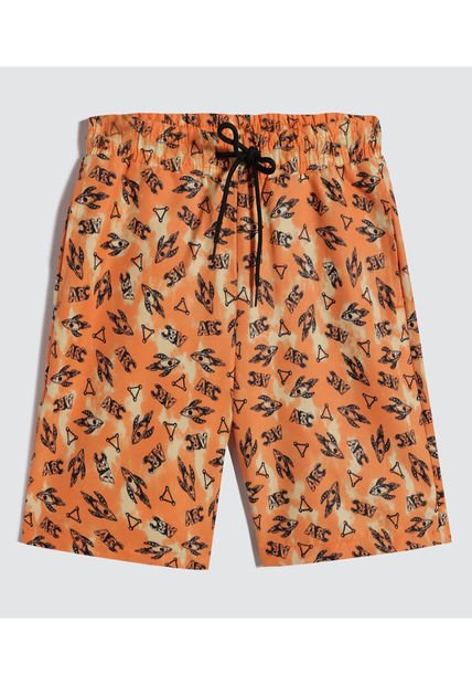 Pantaloneta Para Niño De Baño Corta Color Naranja Marca Ostu #80270021