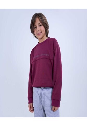 Buzo Para Niño Cuello Redondo Color Uva Marca Ostu #80060146 Ostu