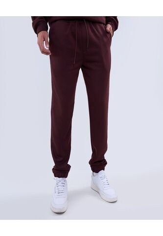Pantalon Para Hombre Jogger Color Vino Marca Ostu #60070393 Ostu