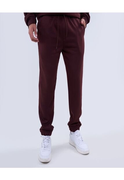 Pantalon Para Hombre Jogger Color Vino Marca Ostu #60070393
