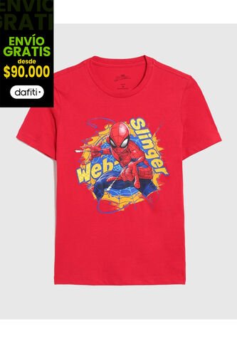Camiseta Spiderman  Para Infantil Niño #80090306 Ostu Ostu