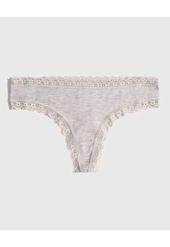 Panty Para Mujer Brasilera Color Gris  Marca Ostu #40800011 Ostu