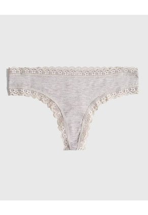 Panty Para Mujer Brasilera Color Gris  Marca Ostu #40800011