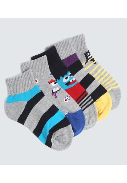 Medias Para Niño Tobillera Color Pack X Marca Ostu #80980131