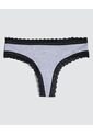 Panty Para Mujer Brasilera Color Gris  Marca Ostu #40800011 de Ostu