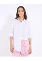 Camisa  Para Mujer Manga Larga Color Blanco Marca Ostu #40010361 de Ostu