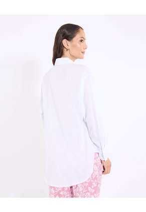 Camisa  Para Mujer Manga Larga Color Blanco Marca Ostu #40010361
