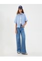 Camisa Para Mujer Manga Corta Color Azul Marca Ostu #40010288 de Ostu