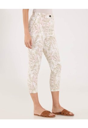 Pantalon Para Mujer Capri Color Verde Claro Marca Ostu #40070773