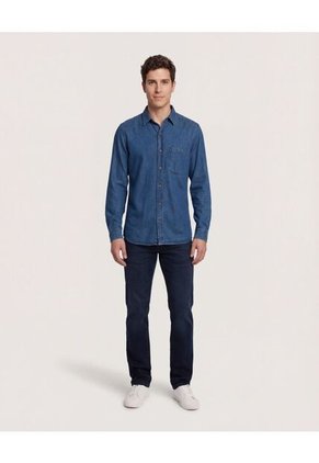 Jean  Para Hombre Regular Color Azul Marca Ostu #60160452