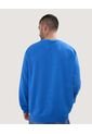 Buzo Para Hombre Cuello Redondo Color Azul Rey Marca Ostu #60060379 de Ostu