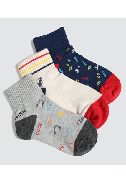 Medias Para Niño Tobillera Color Pack X Marca Ostu #80980124