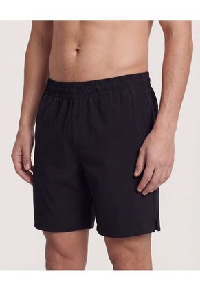 Bermuda  Para Hombre Deportiva Largo Color Negro Marca Ostu #60100477