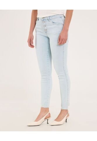 Jean Para Mujer Skinny Color Azul Claro Marca Ostu #40160425 Ostu