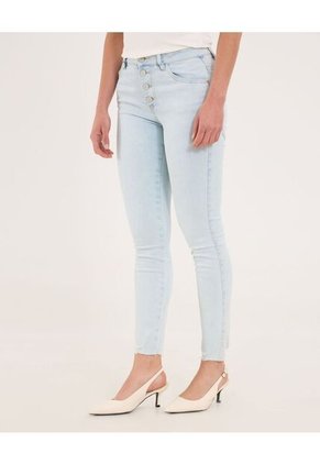 Jean Para Mujer Skinny Color Azul Claro Marca Ostu #40160425