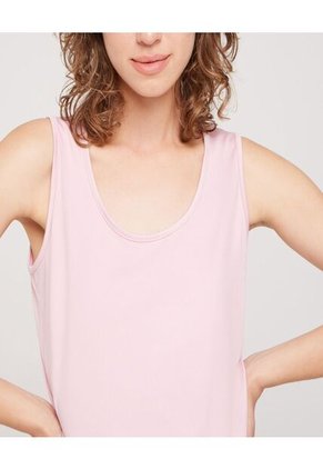 Top Para Mujer Cuello Redondo Color Rosado Marca Ostu #40220255