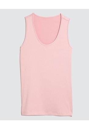 Top Para Mujer Cuello Redondo Color Rosado Marca Ostu #40220255