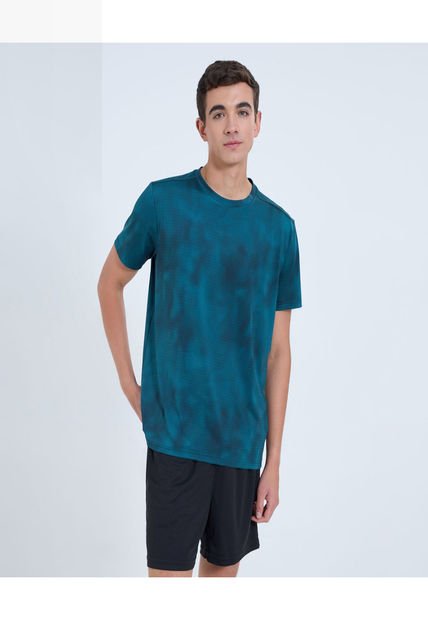 Camiseta Para Hombre Manga Corta Cuello Redondo Color Verde Marca Ostu #60091610