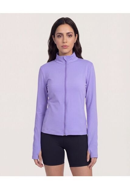 Buzo  Para Mujer Cuello Alto O Cuello Tortuga Color Lila Marca Ostu #40060510