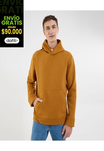 Buzo Para Hombre Hoodie Color Oro Marca Ostu #60060484 Ostu