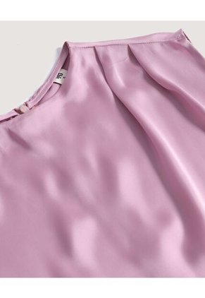 Blusa  Para Mujer Manga Sisa Color Lila Marca Ostu #40121243