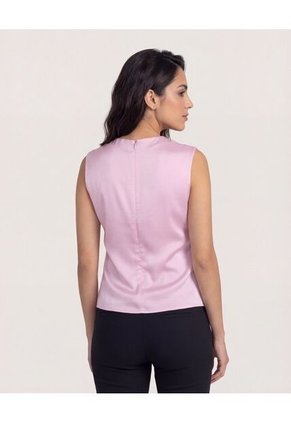 Blusa  Para Mujer Manga Sisa Color Lila Marca Ostu #40121243