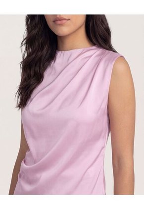 Blusa  Para Mujer Manga Sisa Color Lila Marca Ostu #40121243