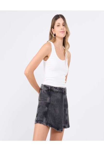 Camiseta Para Mujer Manga Sisa Cuello Redondo Color Crema Marca Ostu #40092337