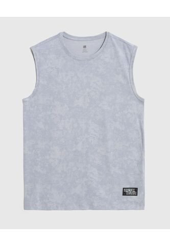 Camiseta Para Hombre Manga Sisa Cuello Redondo Color Gris Marca Ostu #60091671 Ostu