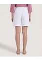 Bermuda  Para Mujer Regular Corto Color Blanco Marca Ostu #40100118 de Ostu