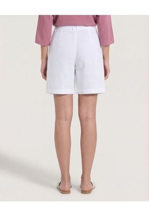 Bermuda  Para Mujer Regular Corto Color Blanco Marca Ostu #40100118