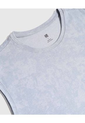 Camiseta Para Hombre Manga Sisa Cuello Redondo Color Gris Marca Ostu #60091671
