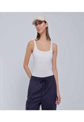 Body Para Mujer Manga Sisa Color Blanco Marca Ostu #40200108