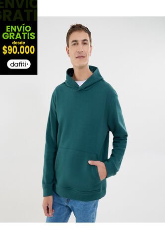 Buzo Para Hombre Hoodie Color Verde Marca Ostu #60060485 Ostu