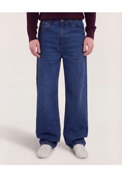 Jean  Para Hombre Loose Color Azul Marca Ostu #60160454