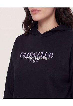 Buzo  Para Mujer Hoodie Color Negro Marca Ostu #40068217