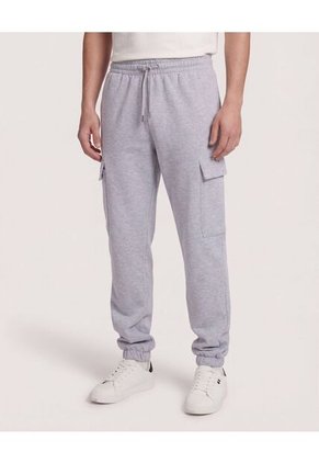 Pantalón  Para Hombre Jogger Color Gris Marca Ostu #60070482