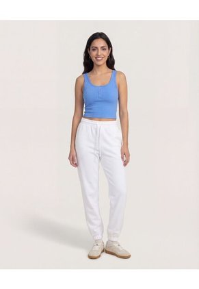 Camiseta  Para Mujer Crop Top Manga Sisa Color Azul Marca Ostu #40092691