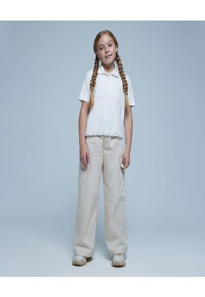 Pantalon Para Niña  Color Beige Marca Ostu #90070053