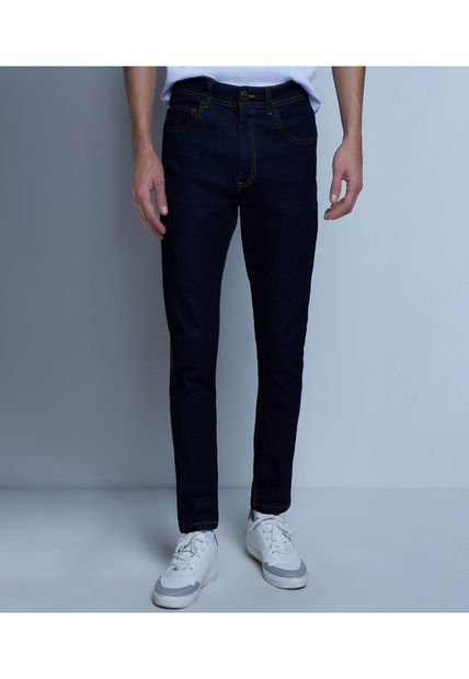 Jean Para Hombre Skinny Color Azul  Marca Ostu #60160301