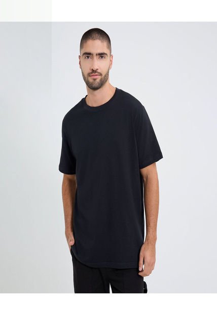 Camiseta Para Hombre Manga Corta Color Negro Marca Ostu #60091566