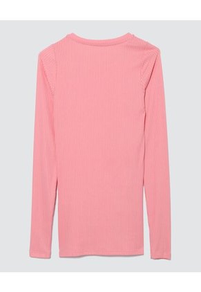 Camiseta Para Mujer Manga Larga Color Rosado Marca Ostu #40091790