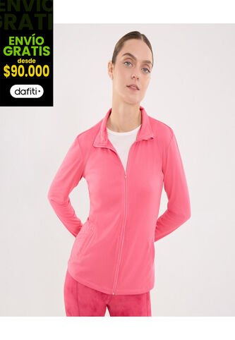 Buzo Para Mujer Cuello Alto O Cuello Tortuga Color Rosado Marca Ostu #40060453 Ostu