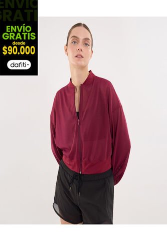 Buzo Para Mujer Zipper Color Rojo Marca Ostu #40060465 Ostu