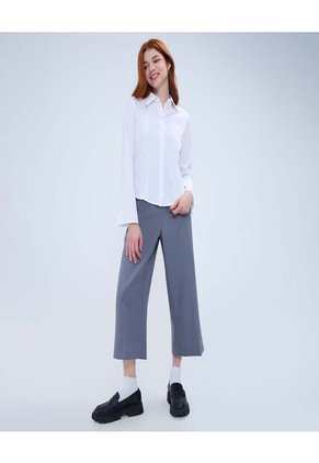 Camisa Para Mujer Manga Larga Color Blanco Marca Ostu #40010251