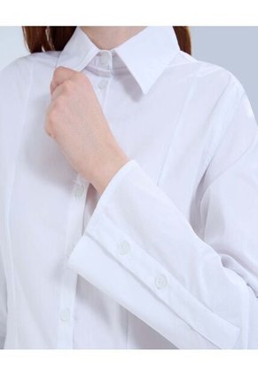 Camisa Para Mujer Manga Larga Color Blanco Marca Ostu #40010251