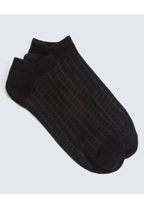 Medias Para Hombre Invisible Color Negro Marca Ostu #60980293