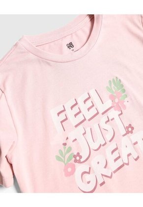 Pijama Infantil Niña M/C P/L Color Crema Marca Ostu #90040079